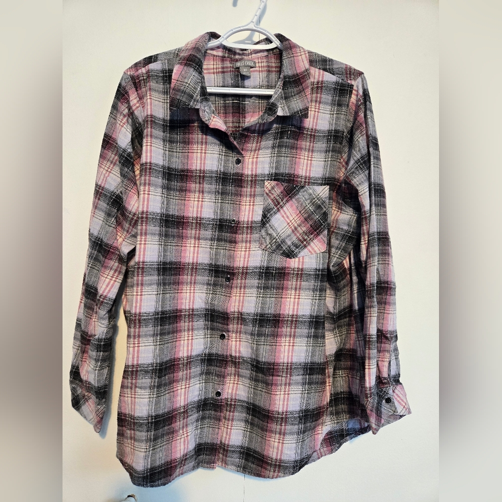 Falls Creek Multicolor Plaid‎ with Shimmer Shirt